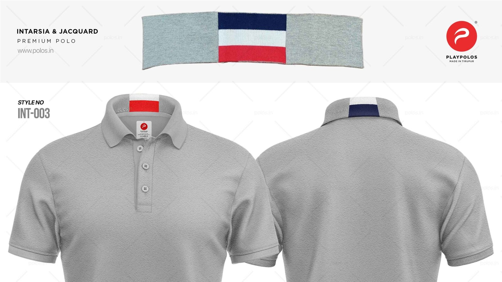 003 Intarsia Jacquard Collar Polo Tshirt Scaled — Polo T-Shirts India