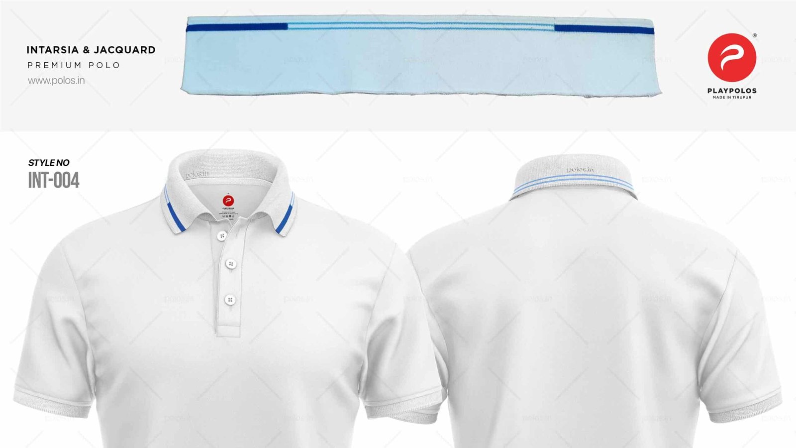 004 Intarsia Jacquard Collar Polo Tshirt Scaled — Polo T-Shirts India
